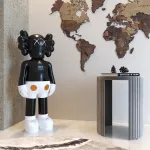 Дизайнерская статуэтка копилка LeDron KAWS Companion 93D black от ImperiumLoft