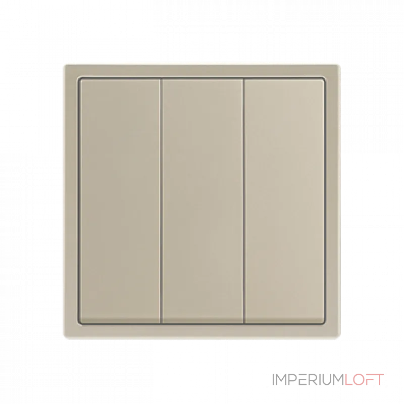 Трехклавишный выключатель LeDron 3 Gang 1 Way Cashmere от ImperiumLoft Трехклавишный выключатель LeDron 3 Gang 1 Way Cashmere от ImperiumLoft