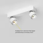 Потолочный поворотный светодиодный светильник LeDron SAGITONY SAGITONY E2 S75 White от ImperiumLoft