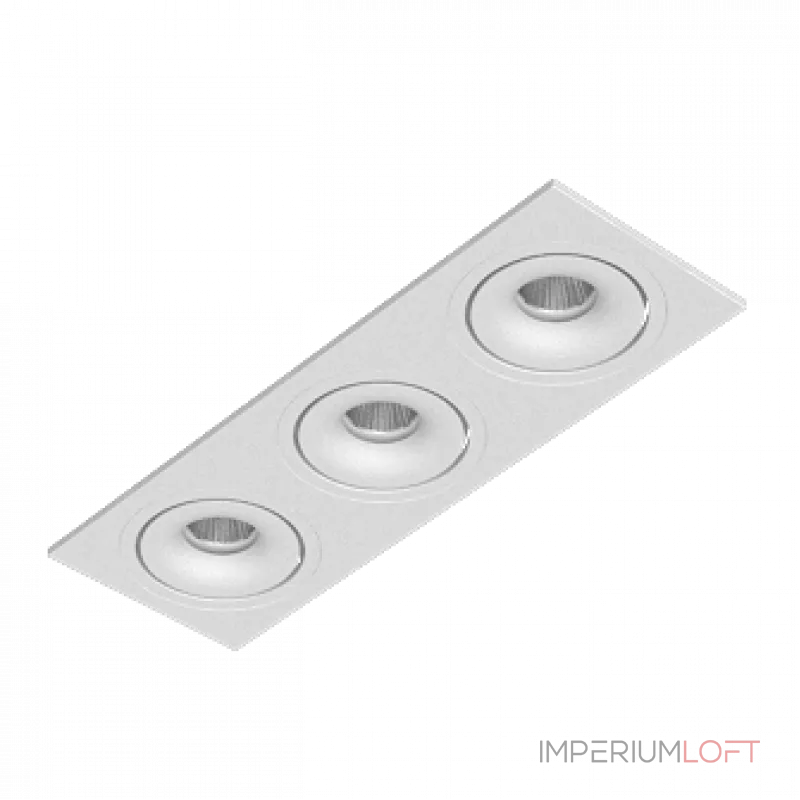 Встраиваемый светодиодный светильник LeDron LH10 LH10 SQ3 White от ImperiumLoft