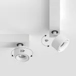 Потолочный поворотный светодиодный светильник LeDron SAGITONY SAGITONY E2 S75 White от ImperiumLoft