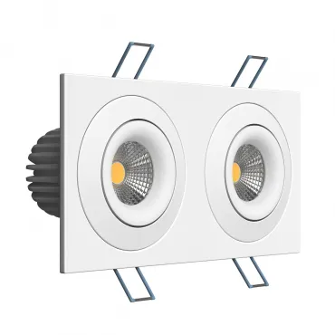 Встраиваемый поворотный светодиодный светильник LeDron LH07SB-R LH07SB-R SQ2 White 20W 3000K DIM TRIAC Встраиваемый поворотный светодиодный светильник LeDron LH07SB-R LH07SB-R SQ2 White 20W 3000K DIM TRIAC