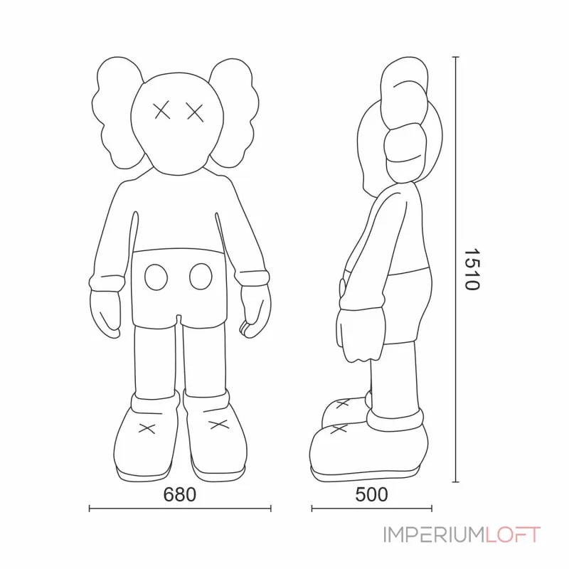 Дизайнерская статуэтка LeDron B315 от ImperiumLoft Дизайнерская статуэтка LeDron B315 от ImperiumLoft