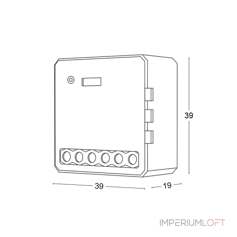 Диммер двухканальный LeDron QS-Zigbee-D06-TRIAC-2C от ImperiumLoft