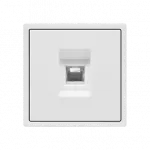 Розетка компьютерная одиночная LeDron CAT 6 (DATA) White от ImperiumLoft