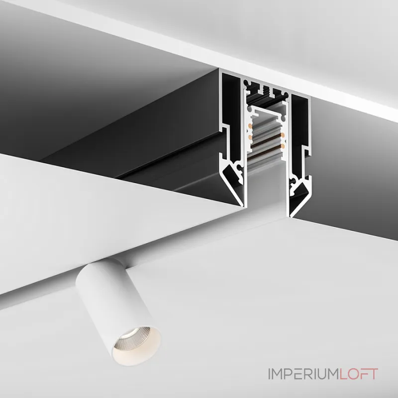 Шинопровод встраиваемый в натяжной потолок LeDron АВД-5933 (АВД-5356) White от ImperiumLoft