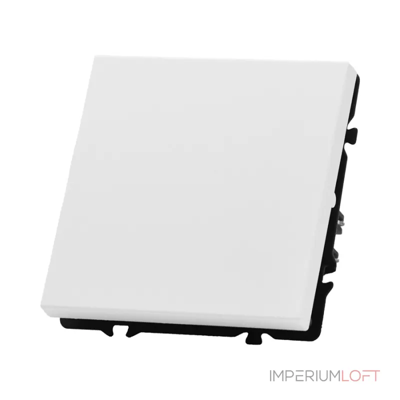 Выключатель одноклавишный звонкового типа LeDron 1G Reset White от ImperiumLoft