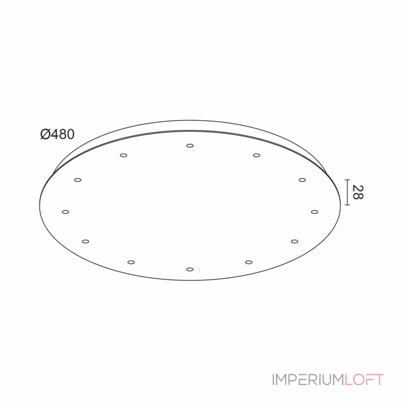 Основание круглое LeDron D500-12 Основание Ф500 (черный) от ImperiumLoft Основание круглое LeDron D500-12 Основание Ф500 (черный) от ImperiumLoft