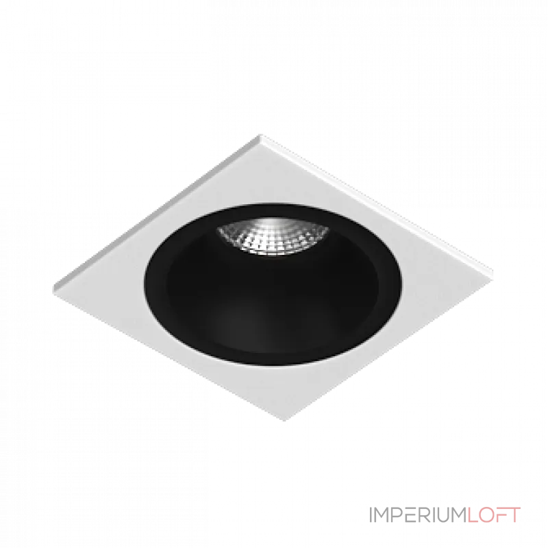 Встраиваемый светильник под сменную лампу LeDron AO1501010 AO1501010 SQ White-Black от ImperiumLoft Встраиваемый светильник под сменную лампу LeDron AO1501010 AO1501010 SQ White-Black от ImperiumLoft