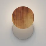 Настенный светодиодный светильник LeDron UFO UFO G2 Wooden Grey от ImperiumLoft