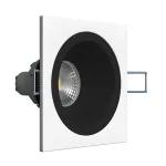 Встраиваемый светильник под сменную лампу LeDron AO1501010 AO1501010 SQ White-Black от ImperiumLoft