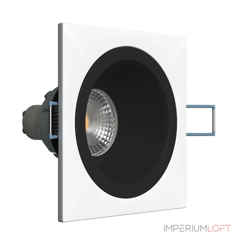 Встраиваемый светильник под сменную лампу LeDron AO1501010 AO1501010 SQ White-Black от ImperiumLoft Встраиваемый светильник под сменную лампу LeDron AO1501010 AO1501010 SQ White-Black от ImperiumLoft