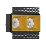 Встраиваемый светодиодный светильник LeDron RISE SQ H KIT2 RISE SQ H KIT2 LED 4K Gold от ImperiumLoft