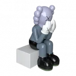 Дизайнерская статуэтка копилка LeDron KAWS 70B grey от ImperiumLoft