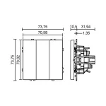 Трехклавишный выключатель LeDron 3 Gang 1 Way Cashmere от ImperiumLoft