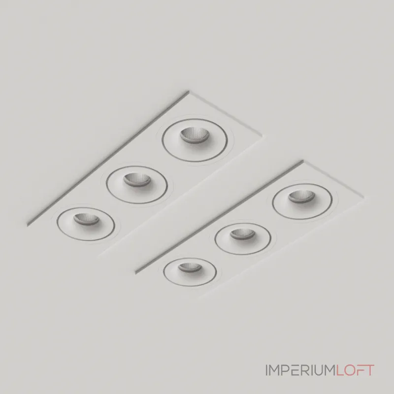 Встраиваемый светодиодный светильник LeDron LH10 LH10 SQ3 White от ImperiumLoft