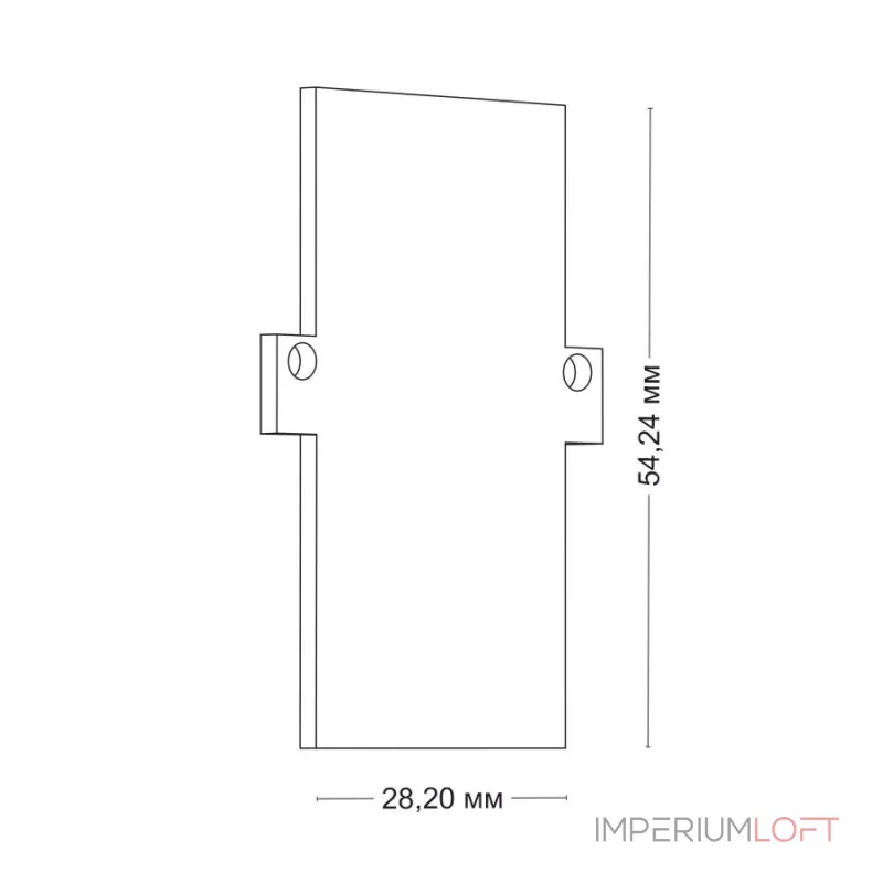 Заглушка для магнитной системы LeDron АВД-7715-Z White от ImperiumLoft