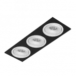 Встраиваемый поворотный светодиодный светильник LeDron MJ1006 MJ1006 SQ3 Black-White 4000K от ImperiumLoft