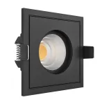 Встраиваемый светодиодный светильник LeDron BRUTAL BRUTAL SQ1 Black 4000K от ImperiumLoft