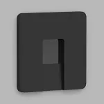 Встраиваемый светодиодный светильник для стен и ступеней LeDron WLB127/1W B от ImperiumLoft