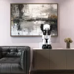 Дизайнерская статуэтка копилка LeDron KAWS 70B white от ImperiumLoft