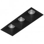 Встраиваемый светодиодный светильник LeDron RISE KIT RISE KIT 3 LED 4000K Black от ImperiumLoft