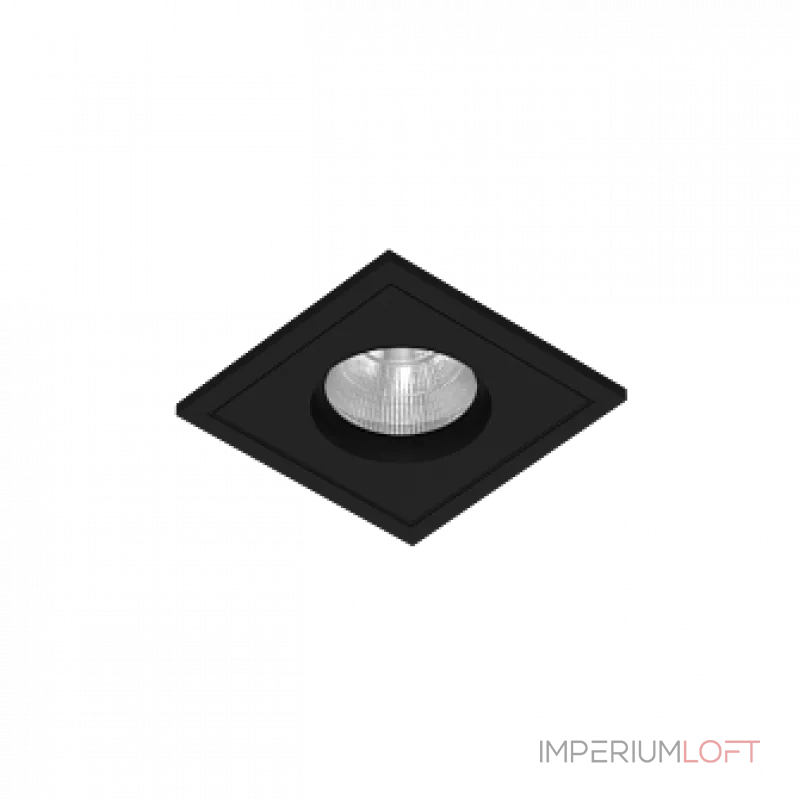 Встраиваемый светодиодный светильник LeDron BRUTAL BRUTAL SQ1 Black 4000K от ImperiumLoft