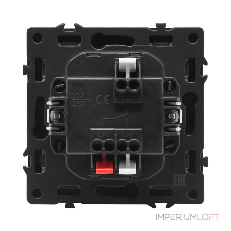 Одноклавишный проходной переключатель LeDron 1 Gang 2 Way Grey от ImperiumLoft