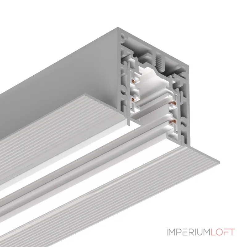 Трехфазный трек (под шпаклевку) Ledron АВД-5043 (5102) 1250 мм White от ImperiumLoft Трехфазный трек (под шпаклевку) Ledron АВД-5043 (5102) 1250 мм White от ImperiumLoft