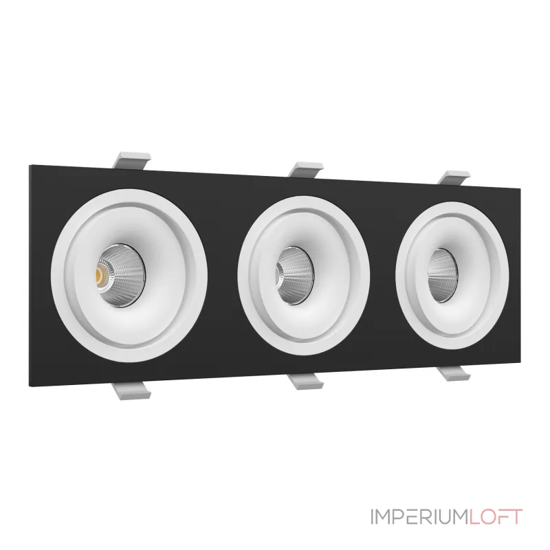 Встраиваемый поворотный светодиодный светильник LeDron MJ1006 MJ1006 SQ3 Black-White 4000K от ImperiumLoft Встраиваемый поворотный светодиодный светильник LeDron MJ1006 MJ1006 SQ3 Black-White 4000K от ImperiumLoft