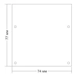 Заглушка для накладного профиля LeDron 13171-Z Black от ImperiumLoft