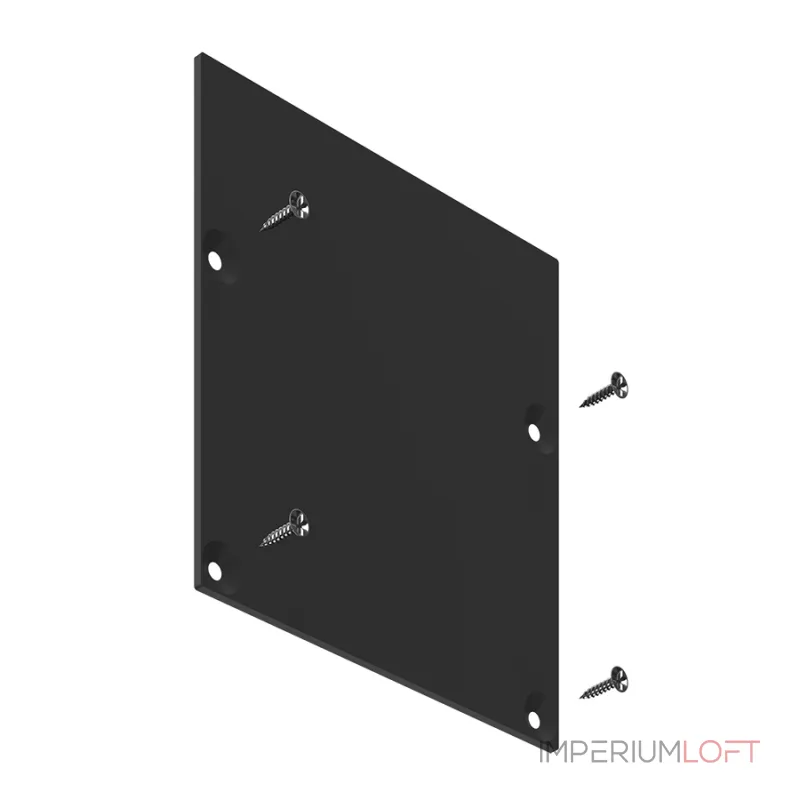 Заглушка для накладного профиля LeDron 13171-Z Black от ImperiumLoft