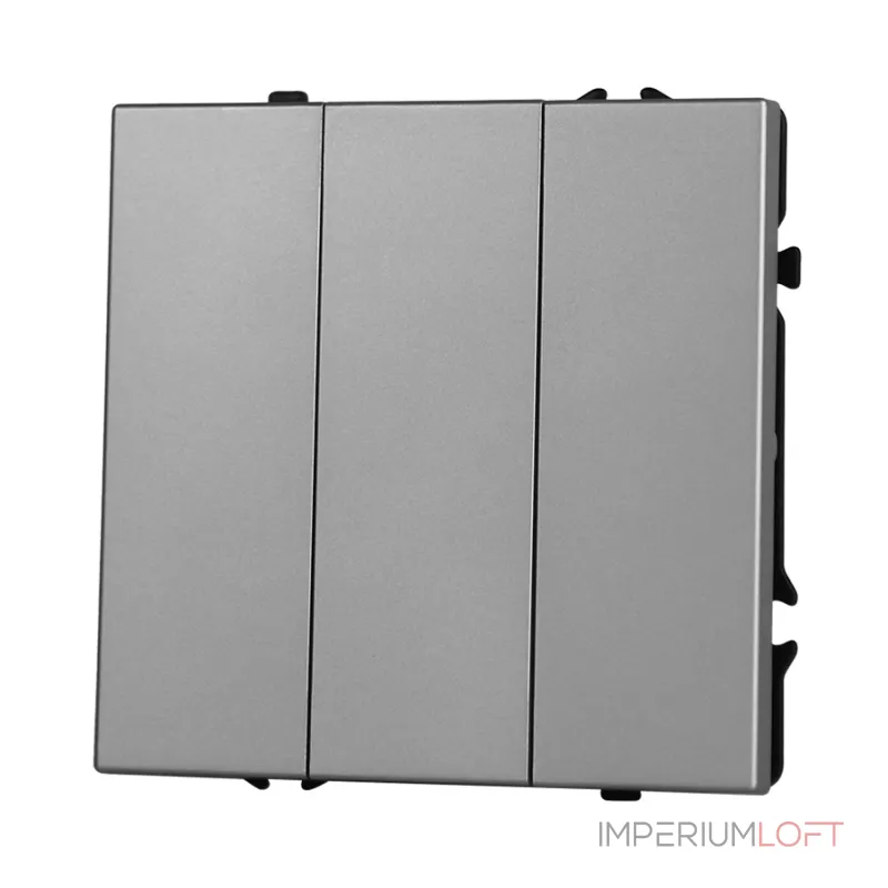 Трехклавишный выключатель LeDron 3 Gang 1 Way Light Grey от ImperiumLoft Трехклавишный выключатель LeDron 3 Gang 1 Way Light Grey от ImperiumLoft