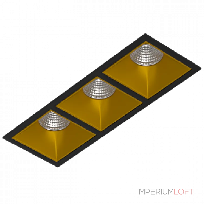 Встраиваемый светодиодный светильник LeDron RISE KIT RISE KIT 3 LED 4000K Black-Gold от ImperiumLoft Встраиваемый светодиодный светильник LeDron RISE KIT RISE KIT 3 LED 4000K Black-Gold от ImperiumLoft