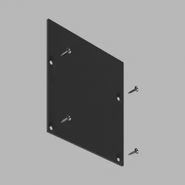 Заглушка для накладного профиля LeDron 13171-Z Black Заглушка для накладного профиля LeDron 13171-Z Black