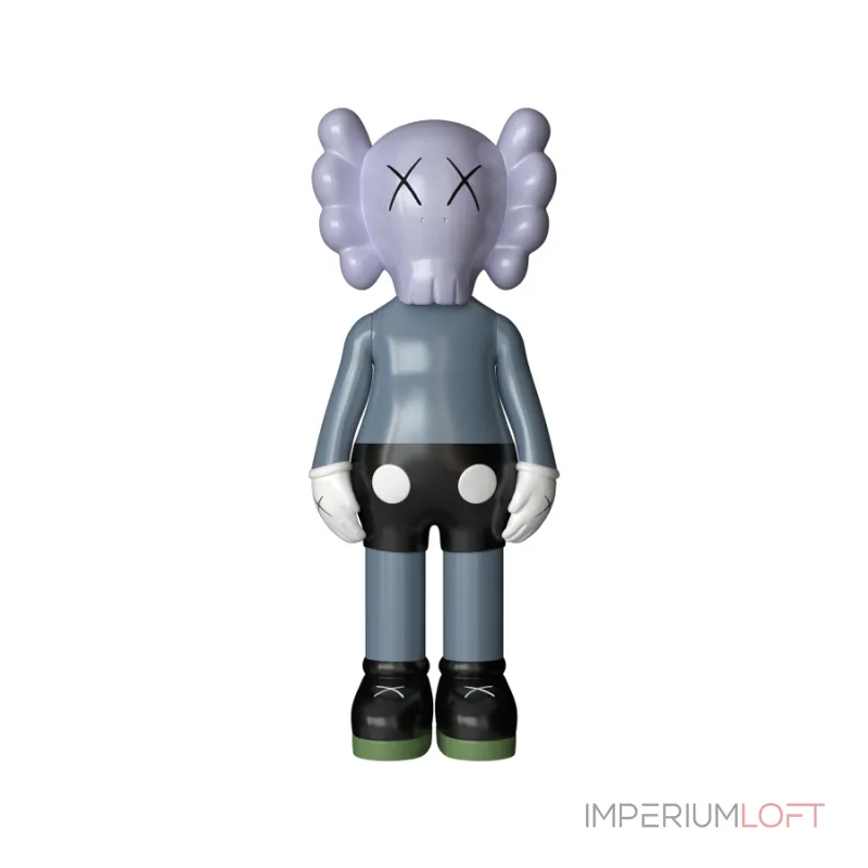 Дизайнерская статуэтка LeDron KAWS Mini 61A grey от ImperiumLoft