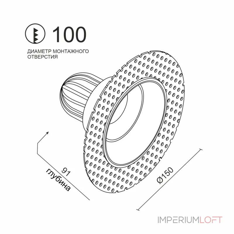 Встраиваемый поворотный светодиодный светильник LeDron LH1501136 от ImperiumLoft Встраиваемый поворотный светодиодный светильник LeDron LH1501136 от ImperiumLoft