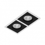 Встраиваемый светодиодный светильник LeDron BRUTAL BRUTAL SQ2 White-Black от ImperiumLoft