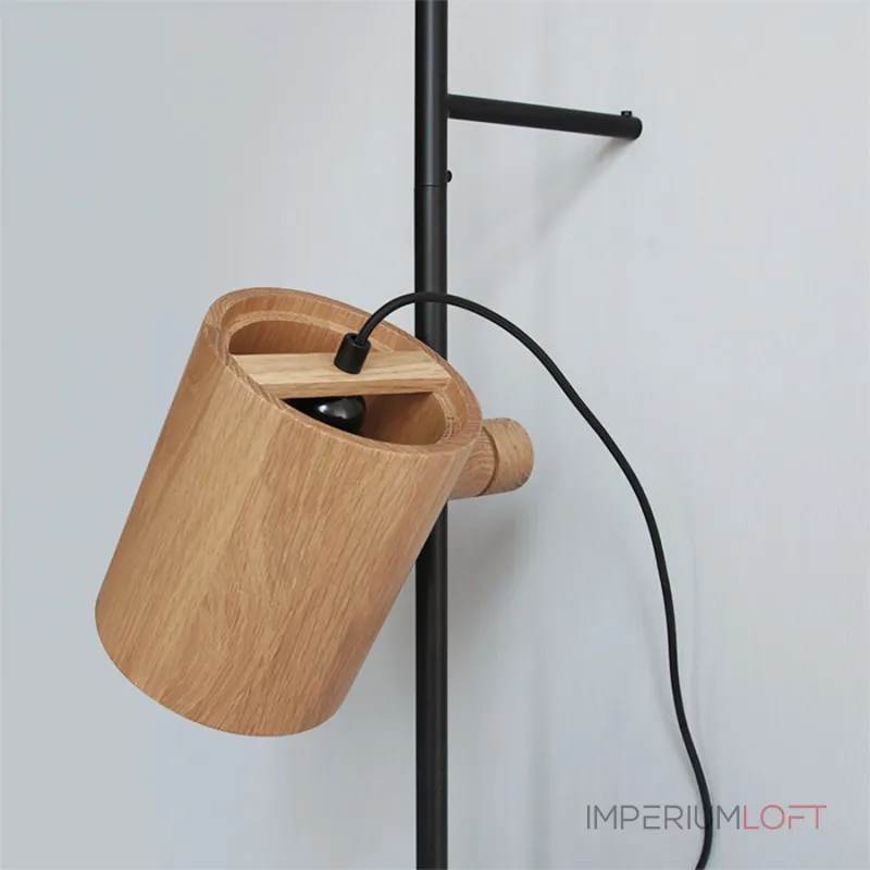 Деревянный настенный светильник под сменную лампу LeDron MYCW-YSL от ImperiumLoft