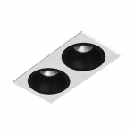 Встраиваемый светильник под сменную лампу LeDron AO1501010 AO1501010 SQ2 White-Black от ImperiumLoft