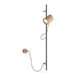 Деревянный настенный светильник под сменную лампу LeDron MYCW-YSL от ImperiumLoft