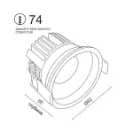 Встраиваемый светодиодный светильник LeDron LEVEL LEVEL White от ImperiumLoft