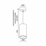 Подвесной светильник Ledron SLC7392/12W-P White-Gold