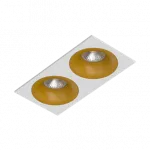 Встраиваемый светильник под сменную лампу LeDron MJ1003 MJ1003 SQ2 White-Gold от ImperiumLoft