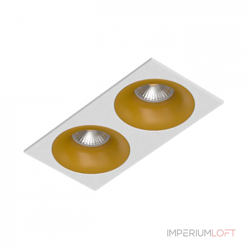 Встраиваемый светильник под сменную лампу LeDron MJ1003 MJ1003 SQ2 White-Gold от ImperiumLoft Встраиваемый светильник под сменную лампу LeDron MJ1003 MJ1003 SQ2 White-Gold от ImperiumLoft