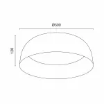 Накладной светодиодный светильник LeDron DLC7902 DLC79027/20W от ImperiumLoft