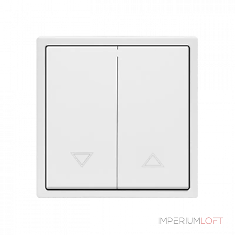 Двухклавишный жалюзийный выключатель LeDron 2 Gang Curtain Switch White от ImperiumLoft Двухклавишный жалюзийный выключатель LeDron 2 Gang Curtain Switch White от ImperiumLoft