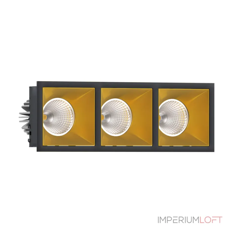 Встраиваемый светодиодный светильник LeDron RISE KIT RISE KIT 3 LED 4000K Black-Gold от ImperiumLoft Встраиваемый светодиодный светильник LeDron RISE KIT RISE KIT 3 LED 4000K Black-Gold от ImperiumLoft