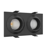 Встраиваемый светодиодный светильник LeDron GIZA MINI GIZA MINI SQ2 Black от ImperiumLoft