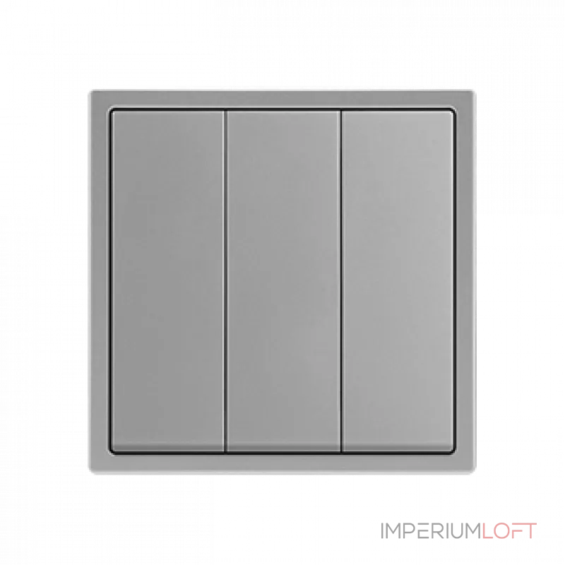 Трехклавишный выключатель LeDron 3 Gang 1 Way Light Grey от ImperiumLoft Трехклавишный выключатель LeDron 3 Gang 1 Way Light Grey от ImperiumLoft